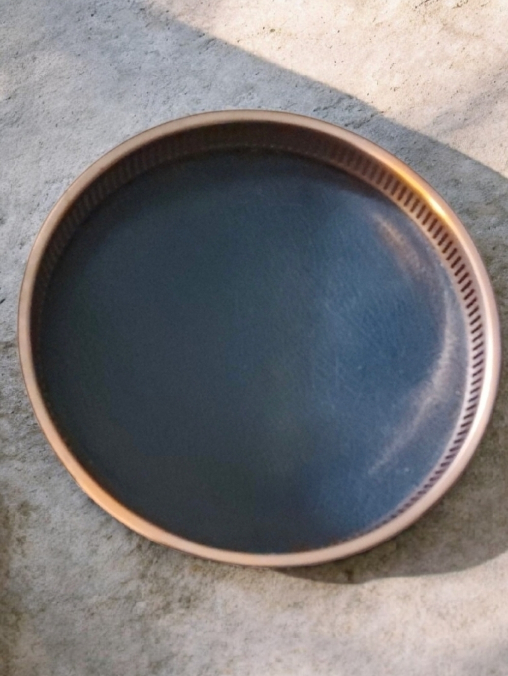 Vintage Coopercraft Guild Tray with‎ Copper Like Accent